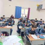 بازدید معاونت آموزش و مسئول پایه چهارم از کلاس چهارم